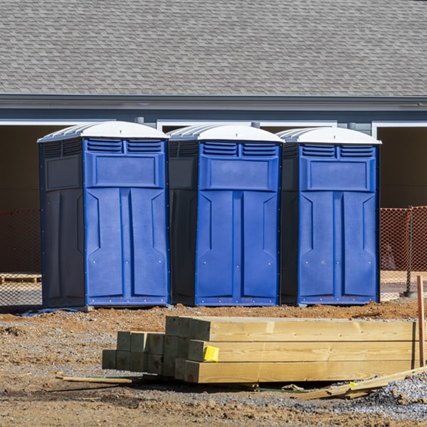how often are the porta potties cleaned and serviced during a rental period in Wellsville Utah